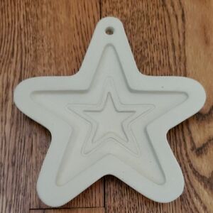 1995 Sassafras Superstone Star-Shaped Cookie Mold